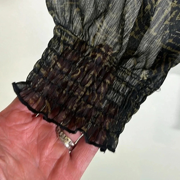 Zara Ruffled Mini Dress Size Medium Flirty Party Wedding Event Summer Flowy - Picture 3 of 7